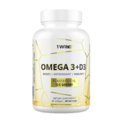 1WIN Омега-3+ D3 / Omega-3+ D3 капсулы массой 790 мг 60 шт