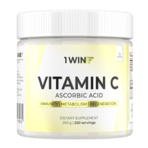 1WIN Витамин С / Vitamin C порошок банка 250 г
