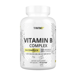 1WIN Витамины группы B/Vitamin B complex капсулы массой 470 мг 120 шт 1WIN Витамины группы B/Vitamin B complex капсулы массой 470 мг 120 шт