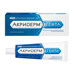 Акридерм Гента крем для наружного применения 0,05%+0,1% 30 г 1 шт