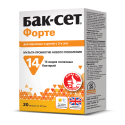 Бак-сет форте капсулы по 210 мг 20 шт