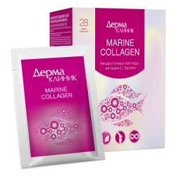 ДермаКлиник Морской Коллаген Пептиды порошок д/приг раствора для приема внутрь саше массой 1,6 г 28 шт