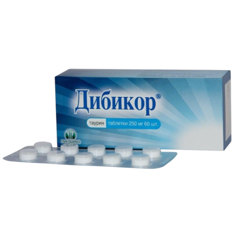 Дибикор таблетки 250 мг 60 шт Дибикор таблетки 250 мг 60 шт