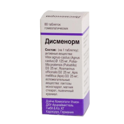 Дисменорм таблетки для рассасывания гомеопатические 80 шт Дисменорм таблетки для рассасывания гомеопатические 80 шт