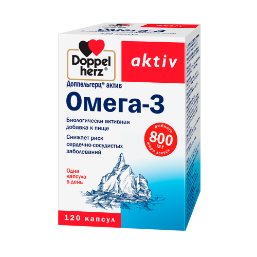 Доппельгерц Актив Омега-3 капсулы массой 1186 мг 120 шт Доппельгерц Актив Омега-3 капсулы массой 1186 мг 120 шт