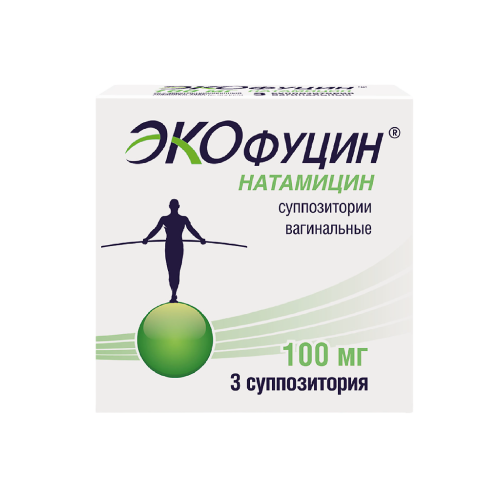 Экофуцин суппозитории вагинальные 100 мг 3 шт
