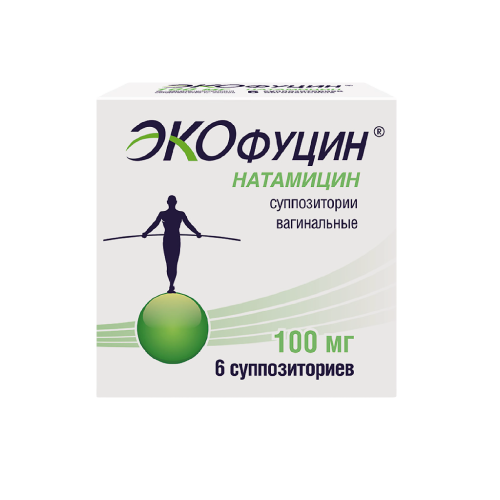 Экофуцин суппозитории вагинальные 100 мг 6 шт