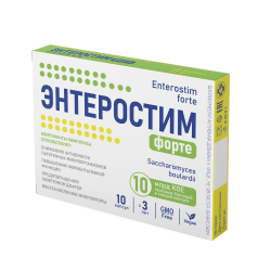 Энтеростим форте капсулы массой 0,6 г 10 шт Энтеростим форте капсулы массой 0,6 г 10 шт