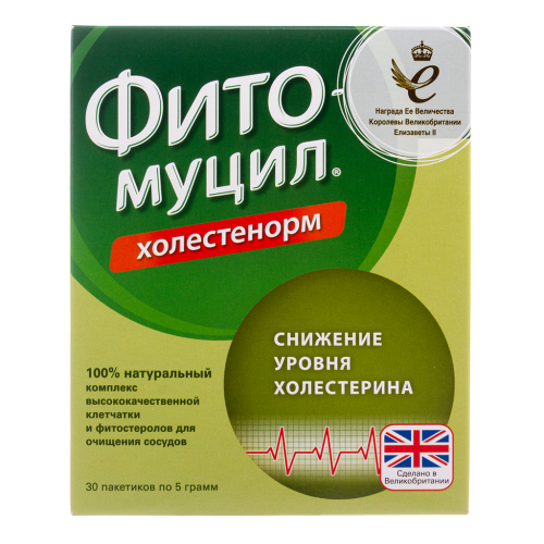 Фитомуцил Холестенорм пакетики по 5 г 30 шт