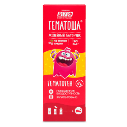 Гематоша батончик желейный массой 20,5 г вкус вишни стик 1 шт