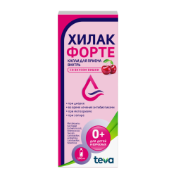 Хилак форте капли для приема внутрь со вкусом вишни 100 мл 1 шт