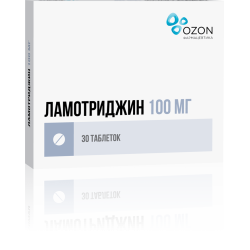 Ламотриджин таблетки 100 мг 30 шт Ламотриджин таблетки 100 мг 30 шт