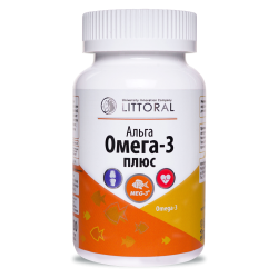 Littoral Альга Омега-3 Плюс капсулы по 0,5 г 120 шт