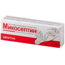 Микосептин мазь для наружного применения 30 г 1 шт