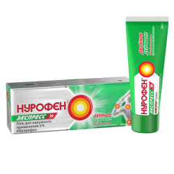 Нурофен Экспресс гель для наружного применения 5 % 50 г 1 шт Нурофен Экспресс гель для наружного применения 5 % 50 г 1 шт