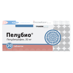 Пелубио таблетки 30 мг 20 шт Пелубио таблетки 30 мг 20 шт