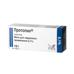 Протопик мазь для наружного применения 0,1 % 10 г 1 шт Протопик мазь для наружного применения 0,1 % 10 г 1 шт