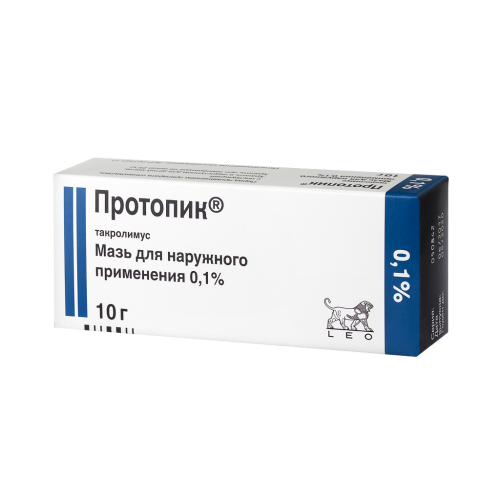 Протопик мазь для наружного применения 0,1 % 10 г 1 шт Протопик мазь для наружного применения 0,1 % 10 г 1 шт
