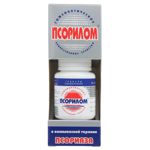 Псорилом гранулы гомеопатические 30 г 1 шт Псорилом гранулы гомеопатические 30 г 1 шт