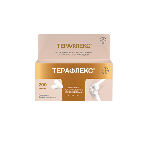 Терафлекс капсулы 500 мг+400 мг 200 шт Терафлекс капсулы 500 мг+400 мг 200 шт