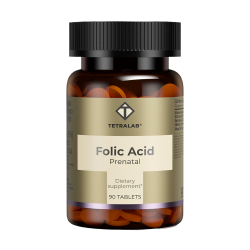 Tetralab Пренатал Folic Acid фолиевая таблетки покрыт.об. массой 310 мг 90 шт