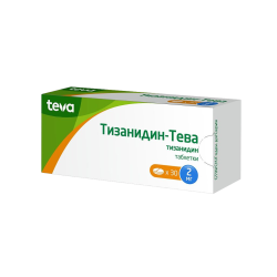 Тизанидин-Тева таблетки 2 мг 30 шт Тизанидин-Тева таблетки 2 мг 30 шт