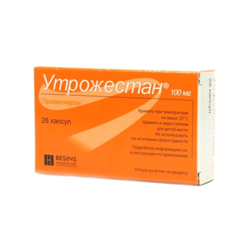 Утрожестан капсулы 100 мг 28 шт Утрожестан капсулы 100 мг 28 шт