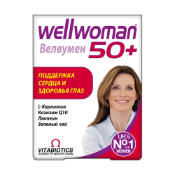 Велвумен 50+(Wellwoman 50+) таблетки массой 984,3 мг 30 шт
